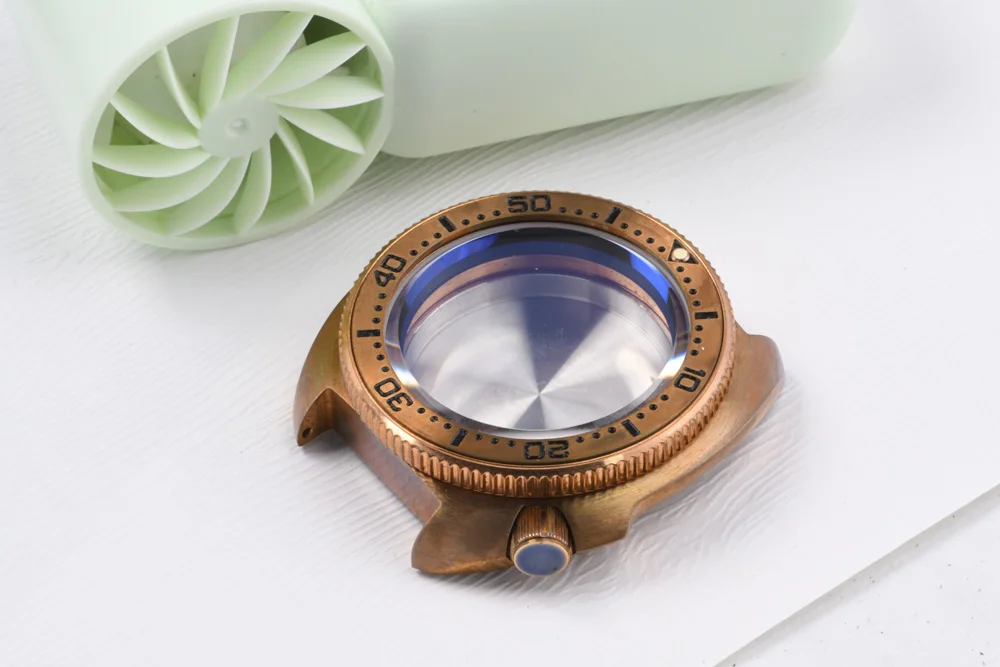 Abalone Bronze Taucheruhrengehäuse 4,2 Uhr, 28,5 mm Zifferblatt, Saphirglas, 20 ATM wasserdicht, für NH35/36/4R/6R Uhrenzubehör – Detail 9