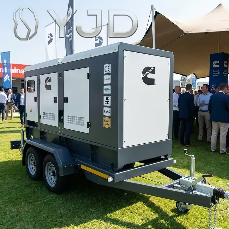 EPA 15kW 20kVA 30kVA 40kVA 50kVA 80kVA AC Alternator Leroy Somer Type 220V Industrial Generator Silent Type Open