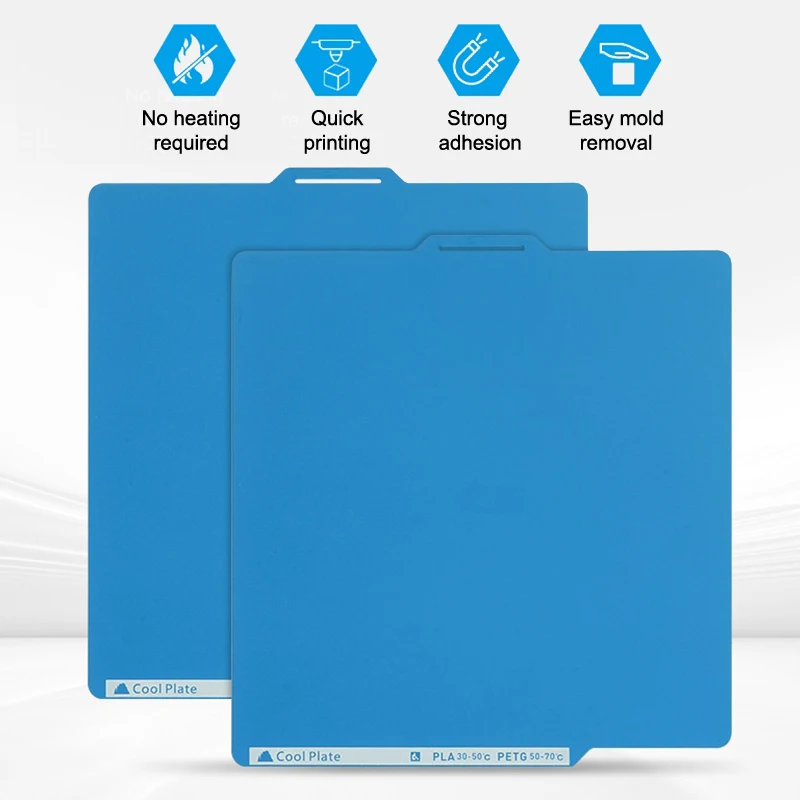 

Bambu Lab X1/P1P/A1 Cool Plate Double-Sided Spring Steel Build Plate Compatible Bambu Lab Heat Bed 3D Printer Part - 256x256mm