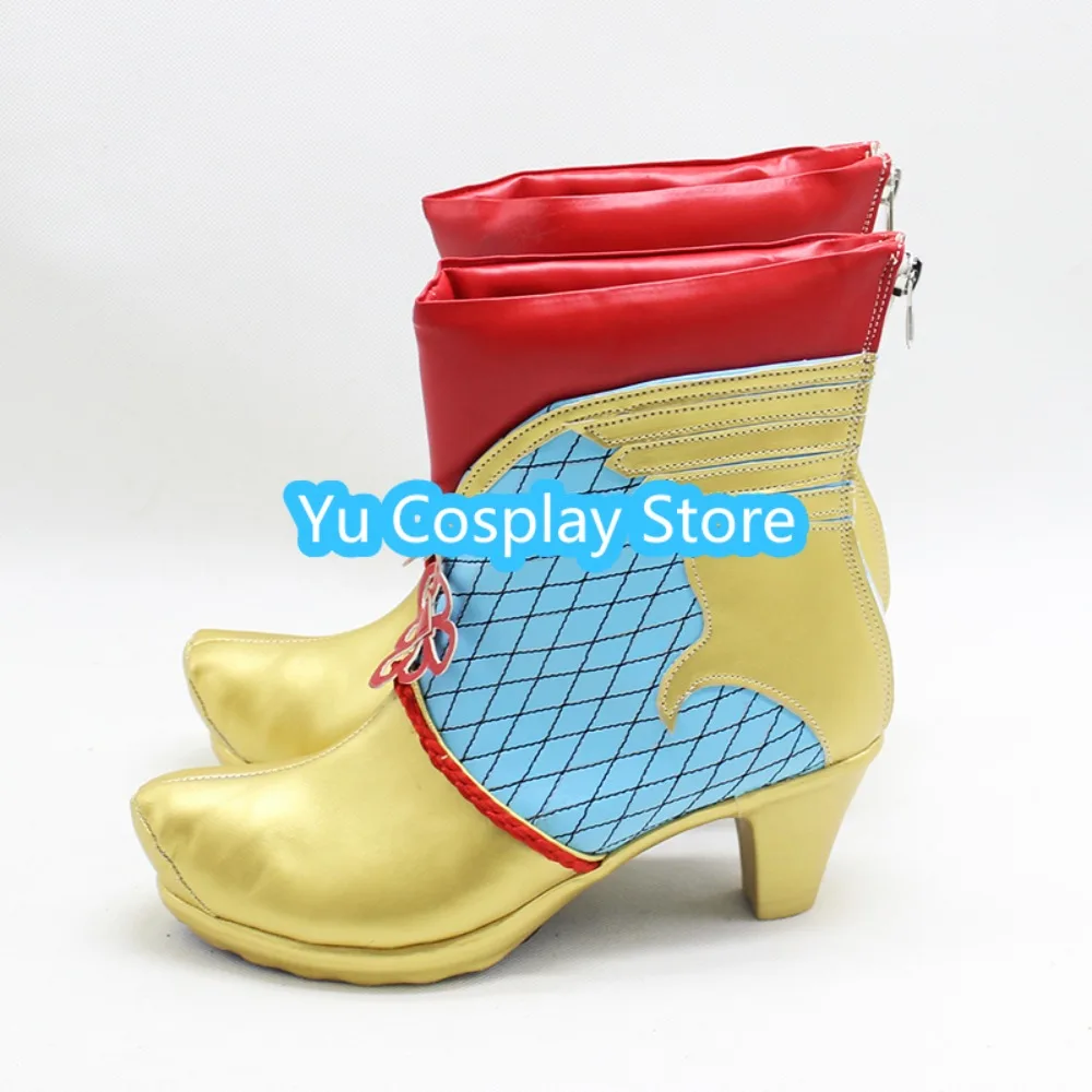 Yu-zapatos de Cosplay Twisted Wonderland para Halloween, zapatos de juego de rol, botas, accesorios de disfraz de Anime