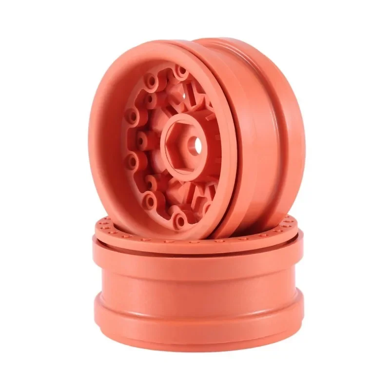 4 STUKS Plastic Beadlock 1.9 "Wielnaaf Velg voor 1/10 RC Crawler Auto Axiale