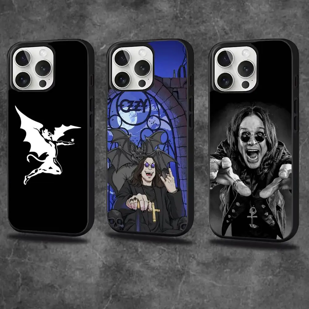 

Band B-Black S-Sabbath Phone Case For iPhone 16,15,14,13,12,11,Pro,Max,Plus,Mini,SE4,E Magnetic Magsafe Wireless Charging