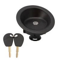 Tapa del tanque de combustible del filtro de combustible de aceite de coche con 2 llaves para Berlingo Partner 1996-2008 1508J5