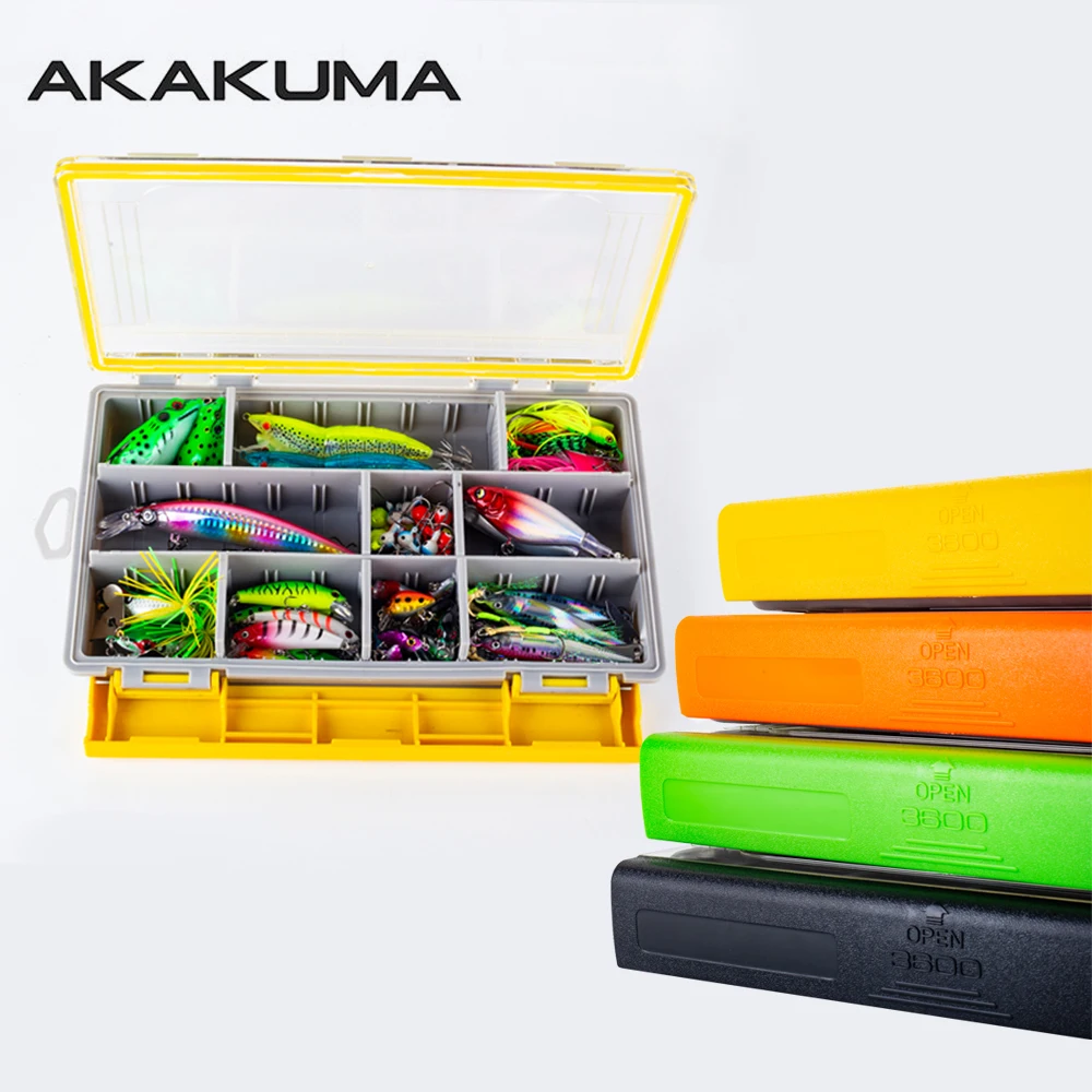 Waterproof Floating Fishing Tackle Box - Sealed PP+ABS Bait Organizer with Adjustable Dividers & Scale Markings