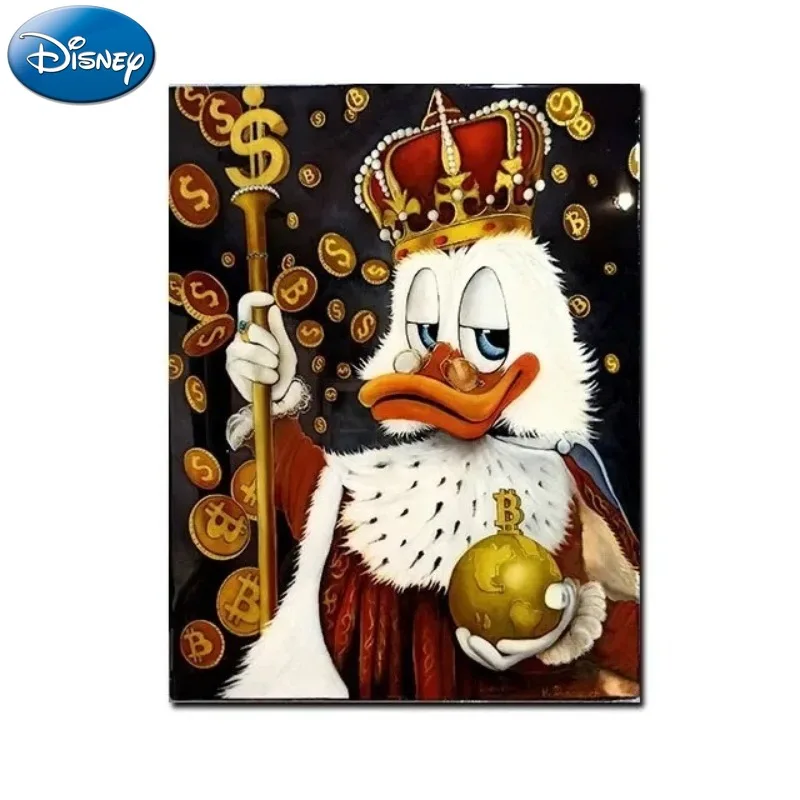 Disney Donald Duck Prints Unframed Vintage Canvas Paintings Funny House Wall Decoration Wall Art Pictures Housewarming Gifts