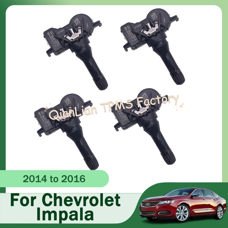 4pcs 22959744 TPMS Sensors 315MHz For Chevrolet Impala Camaro Cobalt Malibu Sonic Spark Volt Tire Pressure Monitoring Systems