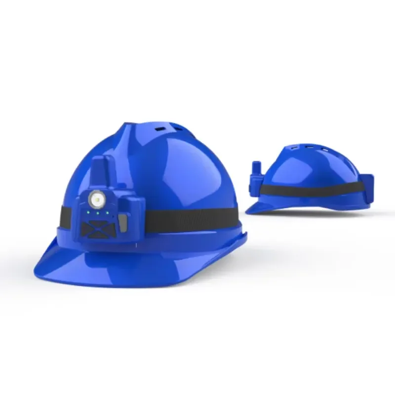 P19 High Precision 4G GPS Smart Hard Hat Safety Helmet with Accident Prevention Sensors for Construction Workers