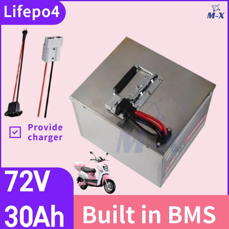 

Аккумулятор LiFePO4 72 В, 30 Ач для гольф-каров и экскурсионных автомобилей мощностью 2000–5000 Вт | Склад в США, доставка в 1-й неделю