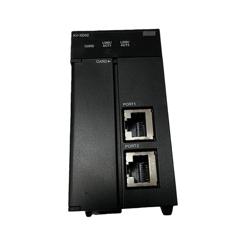 KEYENCE KV-XD02 Programmable Controller Data Utilization Unit Used for Fault Prevention and Symptom Monitoring
