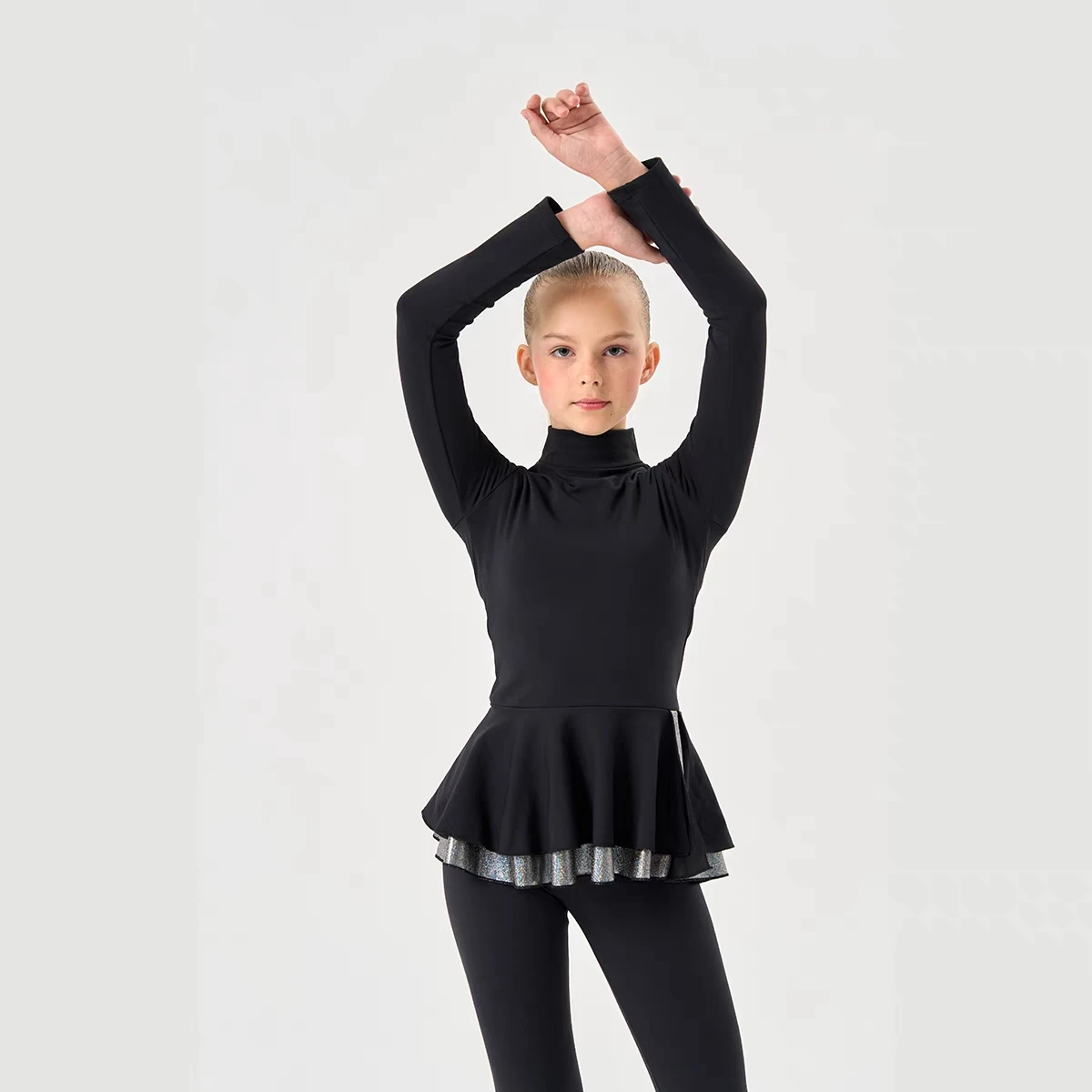 Ballet Practice Dress Female Adult Base Dress Tight Gymnastics Suit Yoga Dress Figure Skating Training Suit view 2