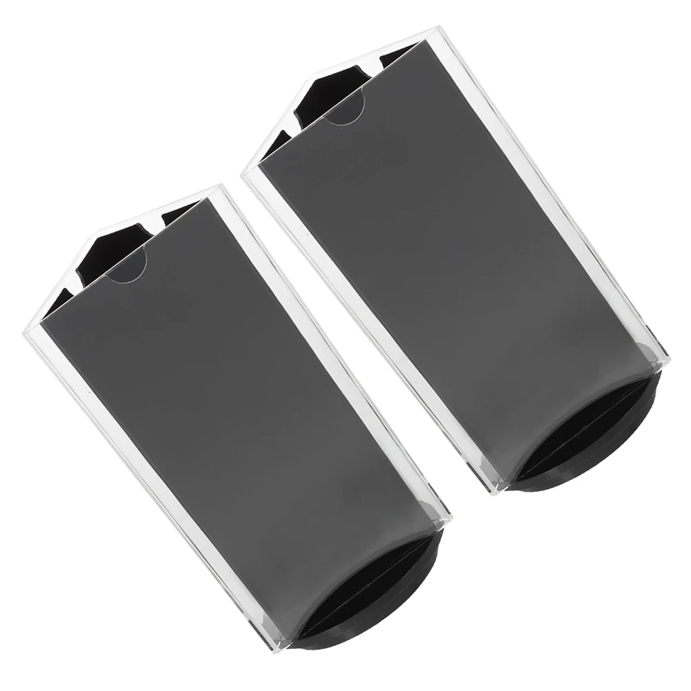 

2pcs Rotating Table Card Acrylic Menu Holders Clear Sign Display Folder Restaurant Office Table Tents Plastic Paper Holder