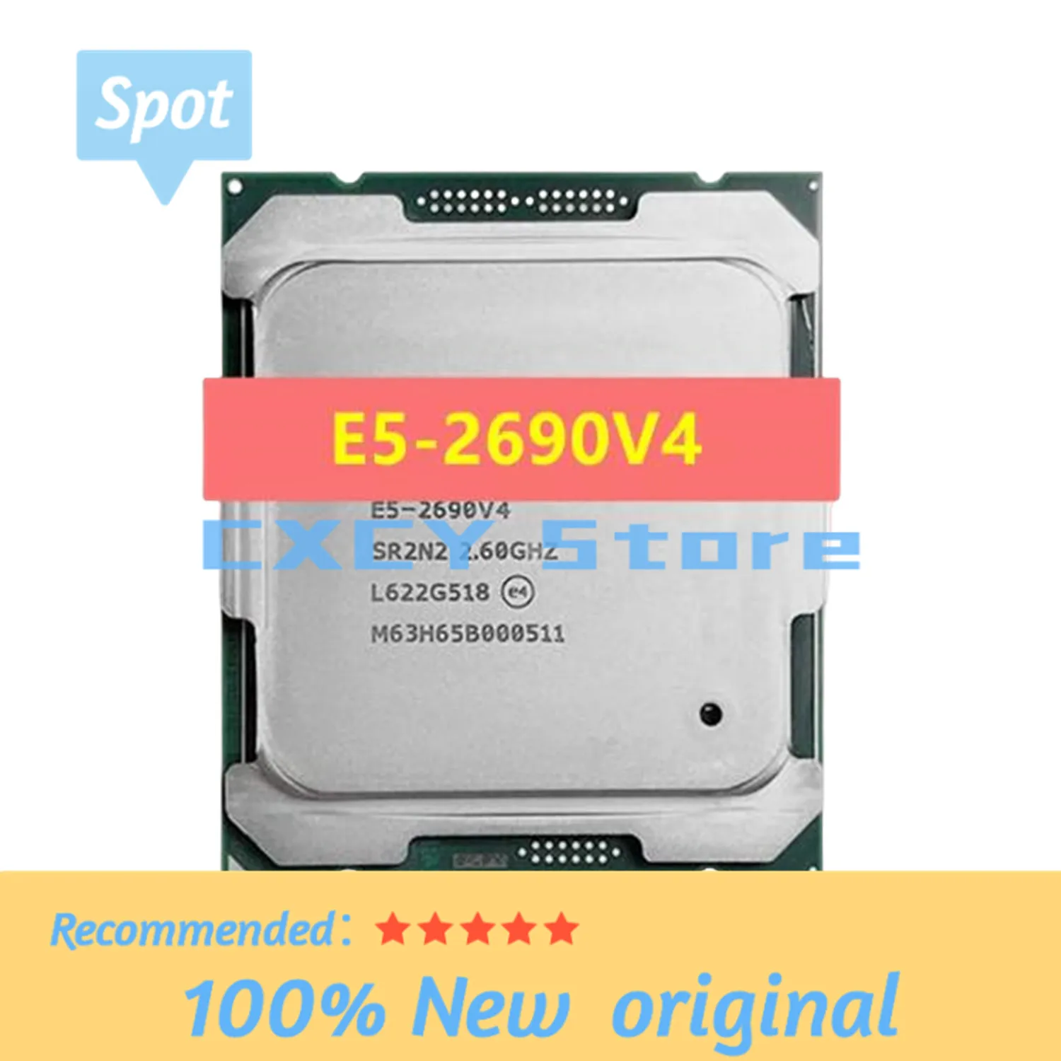 

Xeon E5 2690 V4 processor 2.6GHz Fourteen nuclei 35M 135W 14nm LGA 2011-3 E5-2690V4 CPU E5-2690 V4