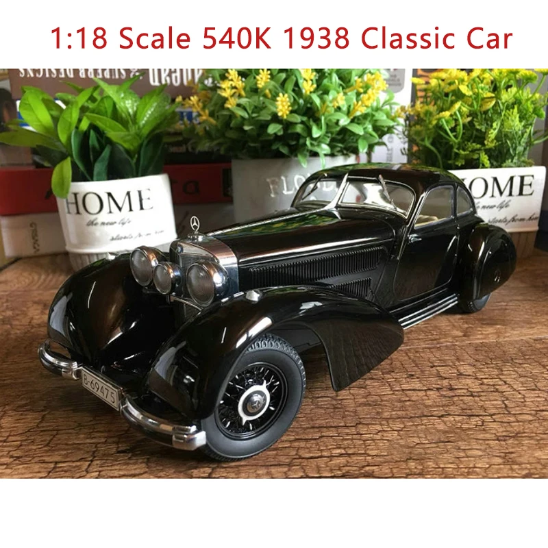 

Diecast 1:18 Scale 540K 1938 Classic Car Alloy Collection Decoration Model Souvenir Display Ornaments