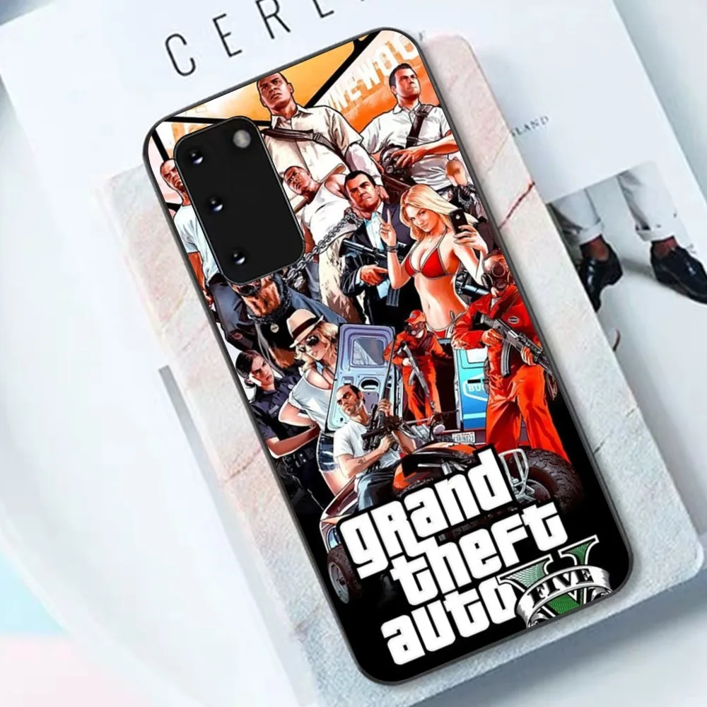 Hot Game GTA V Phone Case For Samsung S 9 10 20 21 22 23 30 23 24 Plus Lite Ultra FE S10lite Fundas