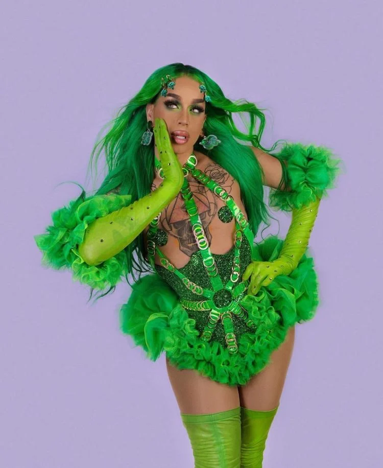 

Сценическое платье для выступлений, увеличенное кружевное платье в виде листьев лотоса, Женский клубный костюм для бара