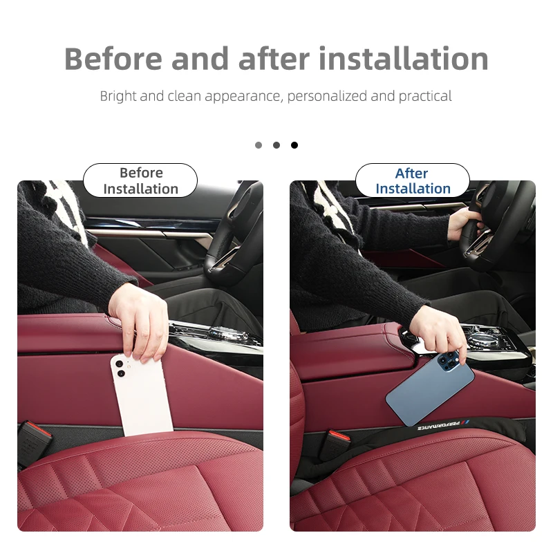 Car Seat Gap Filler Strip Suede Side Seam Leak-Proof Plug For BMW X1 G30 X3 X5 X6 X4 G20 E46 E90 E60 F10 F30 F20 F40 E39 E36 E87