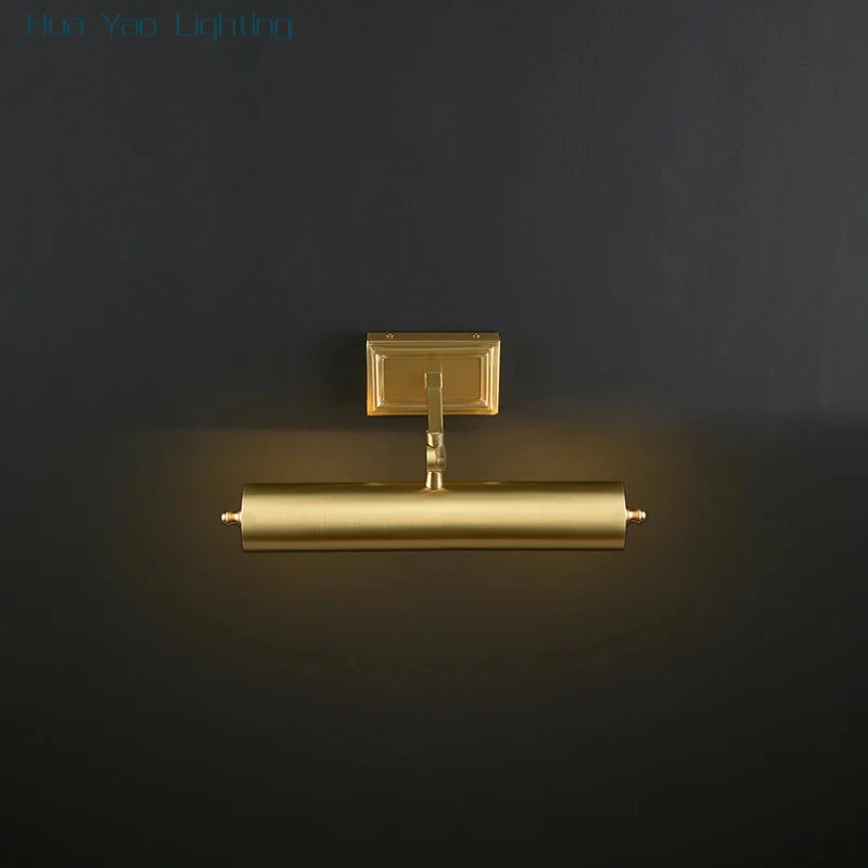 Hand-forged copper wall lamp, bathroom vanity wall lamp, Made of brass material living room oil painting lamp, Makeup lamp