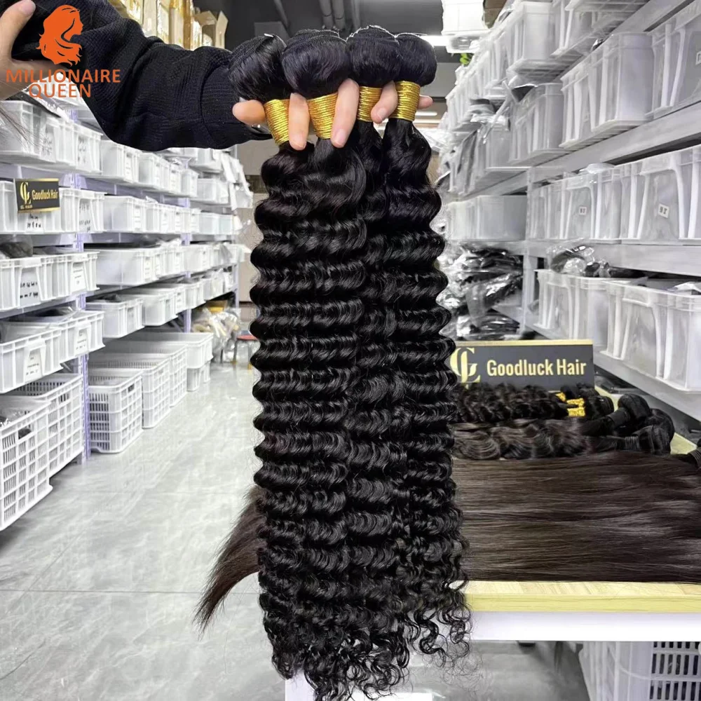 12A مزدوجة تعادل عذراء عميق مجعد حزم الشعر البشري الخام الفيتنامية الشعر النسيج 1/2/3/4 قطعة 100% الشعر البشري المليونير الملكة #6