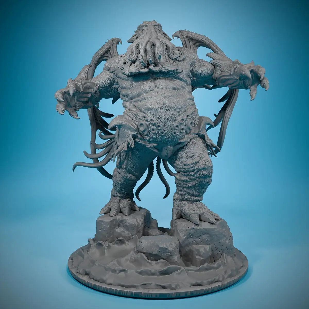 73 мм Старшие Боги Кисур Ктулху Мифология Настольная Игра Шахматная Модель 3D Печатная Раскраска Живопись Статуэтки DIY Самосборка Ремесла