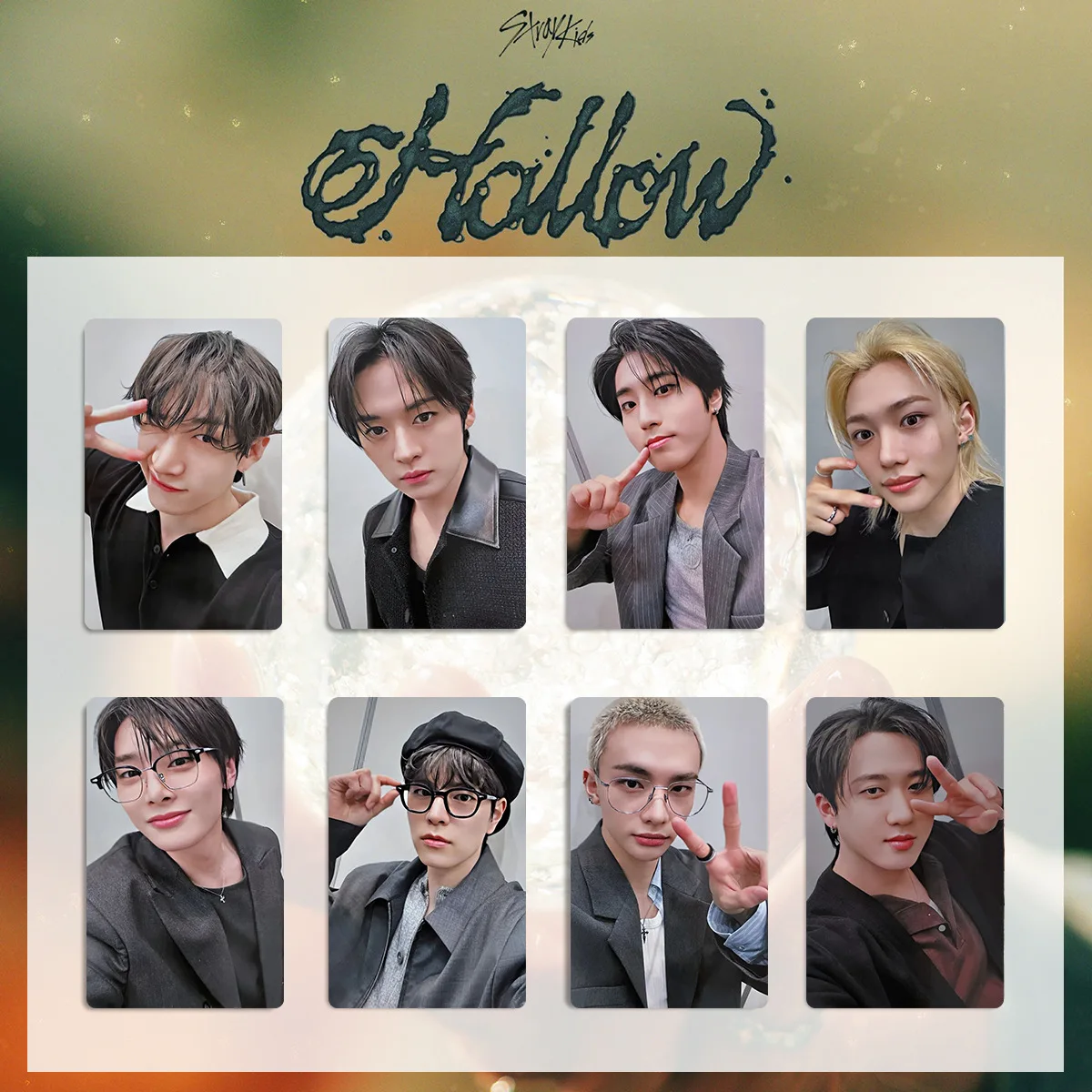 بطاقة صغيرة محيطية لجولة Straykids skzoo Shizuoka هدايا محيطية لمروحة بطاقة إصدار محدود أسبوعيًا