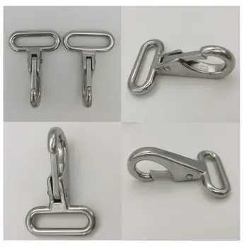 方形環扣 316不鏽鋼快速釋放扣 船用卸扣,適用於帆船索具和遊艇 10 最佳銷售 鐐銬 - №6