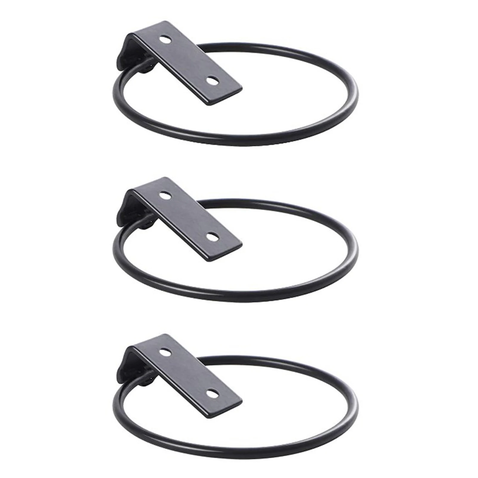 

Rings Wall Mount Plant Stand 3 Pcs Heavy Duty Metal Flower Plant Pot Support 4 Planter Holder Rings For Indoor Outdoor Hooks