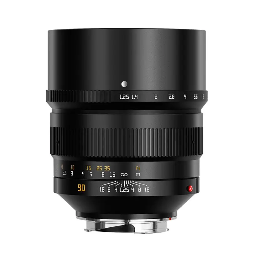 TTArtisan 90mm F1.25 Full Fame Manual Lens for Leica M-Mount Cameras Like Leica M-M M240 M3 M6 M7 M8 M9 M9p M10