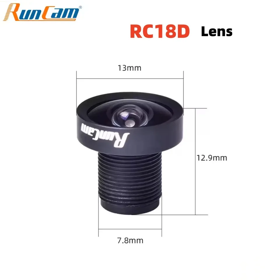 RunCam RC18D M8 1.8mm 165° Wide Angle Replacement Lens for FPV Camera Drone