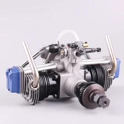ASP FT160AR Dual Cylinder Methanol Engine Four Stroke 20cm Model Oil Powered Fixed Wing Remote-Controlled Aircraft