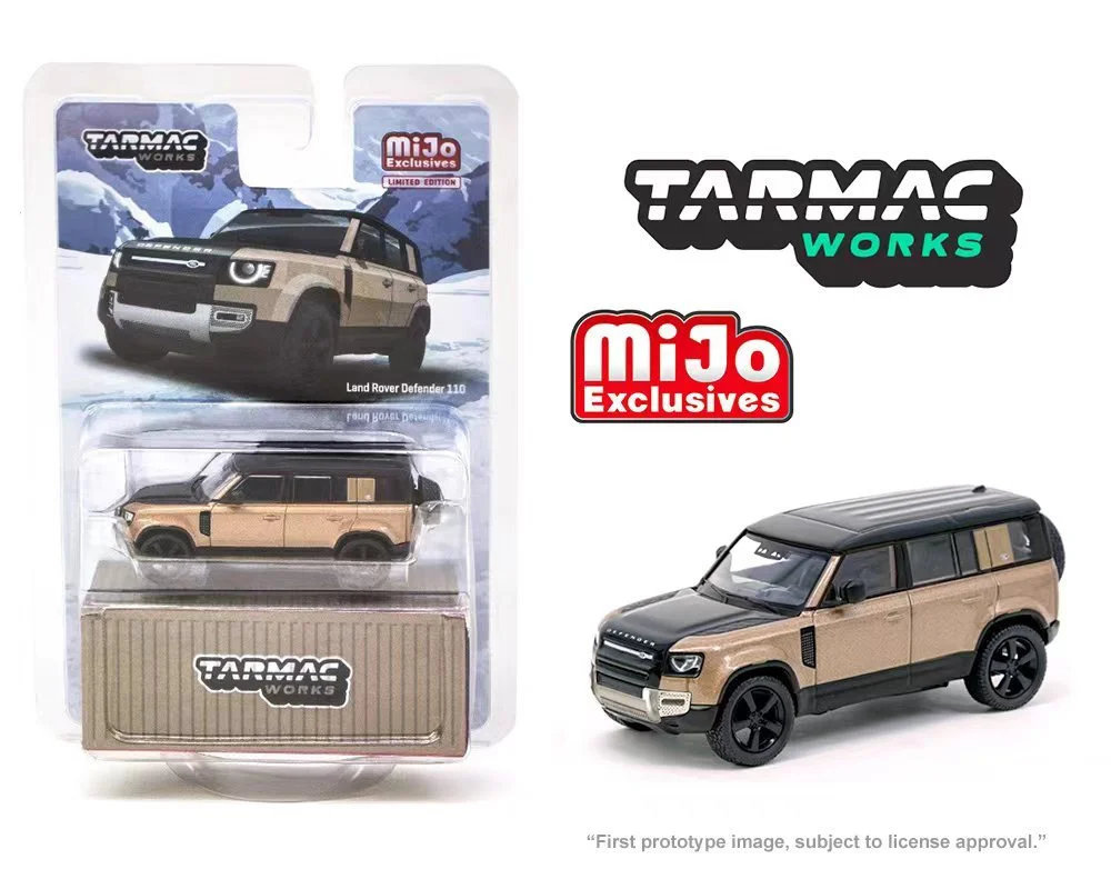 MINIGT Land Rover Defender Safari Rally Martini T64G-020-TREK 110 Mobile Brigade Corps Diecast Diorama Car Model