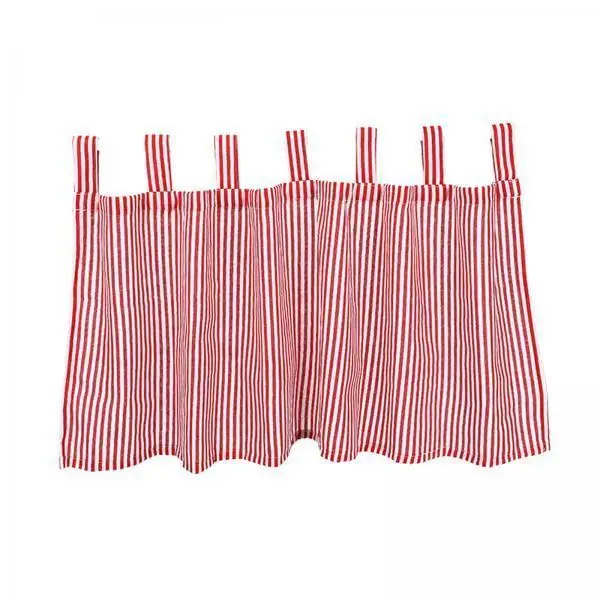 3x52x18 Inch Window Valance Half Curtain Cotton Linen Decors Bedroom Cabinet