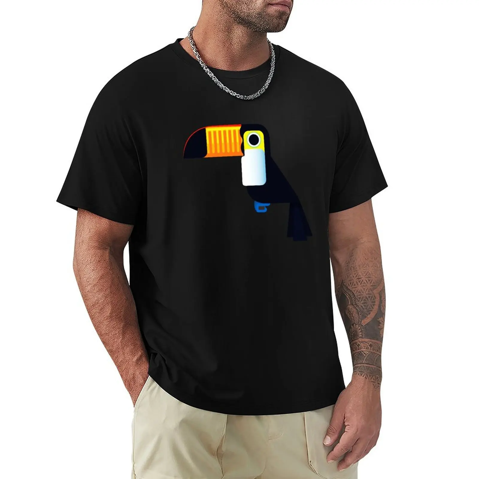 Toucan T-Shirt Anti-Fade Casual Tee Shirt
