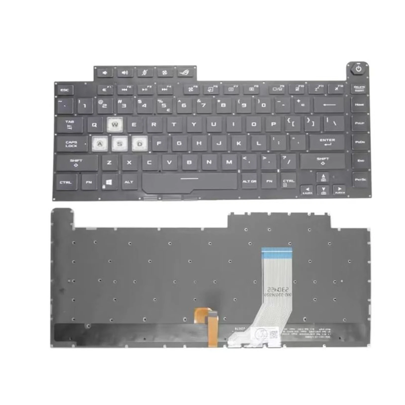 Laptop Keyboard For ASUS For ROG Strix G15 G512LI G512LU G512LV G512LW G512LWS Colour Black US United States Edition