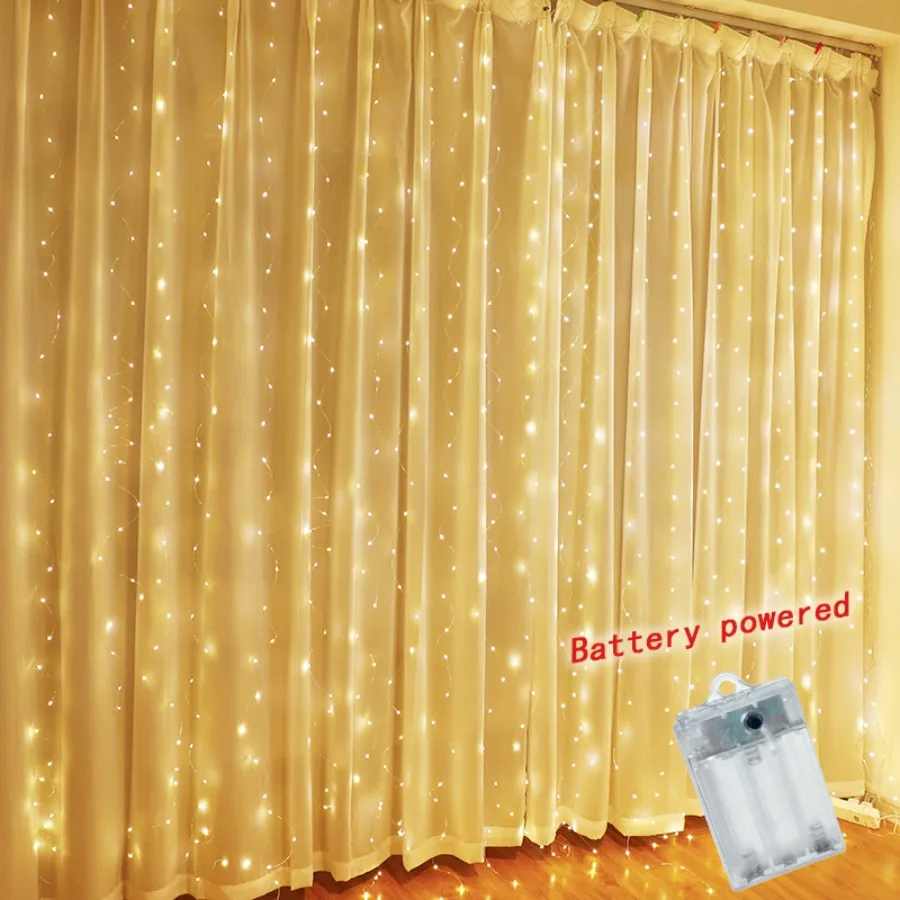 

Гирлянда на батарейках для декора дома, светодиодная, для украшения дома на Ид Мубарак и Рамадан