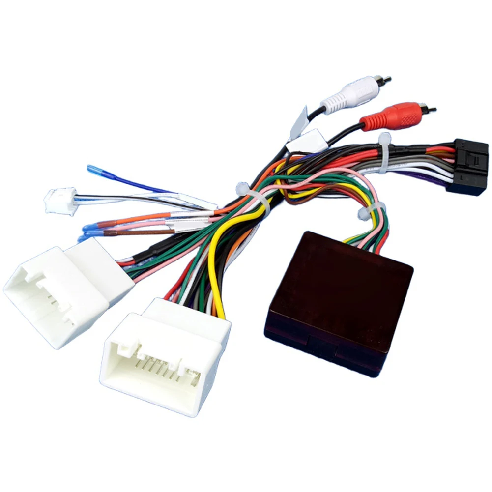 Black CANbus Box Audio Wiring Interface Secure Connector Contacts Reliable Electrical Connections Wear-resistant Housing