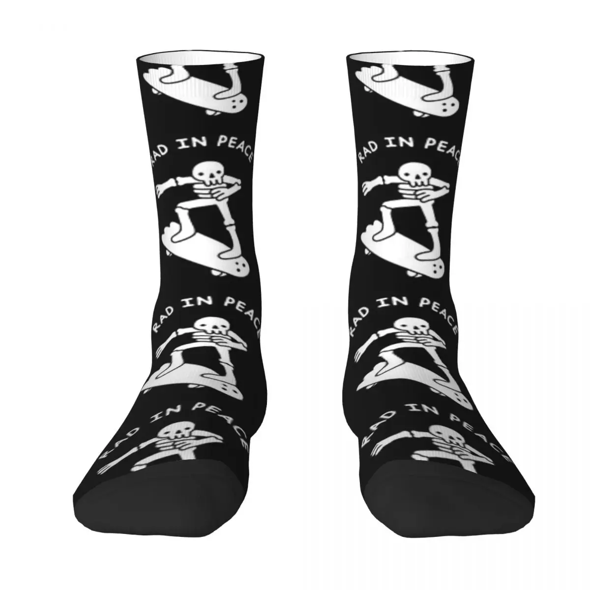 

RAD IN PEACE Socks High Quality Stockings All Season Long Socks for Man's Woman's