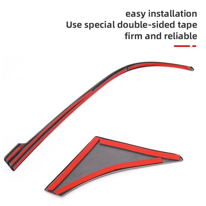 Car Rearview Mirrors Cover Trim Strip Sticker For Toyota Camry 70 XV70 2018 2019 2020 2021 2022 2023 Hybrid Exterior Accessories