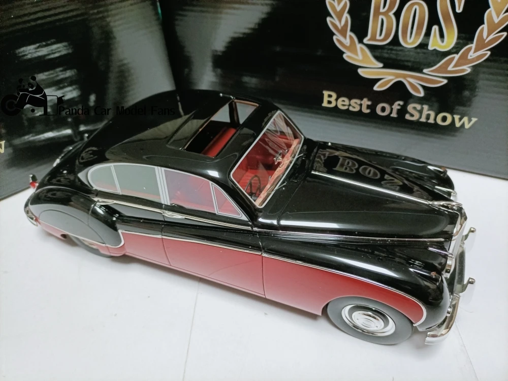 Bos 1 18 Jaguar Jaguar Limousine Model Jaguar MK VIII 1957 Red and Black Gift Furniture Collection