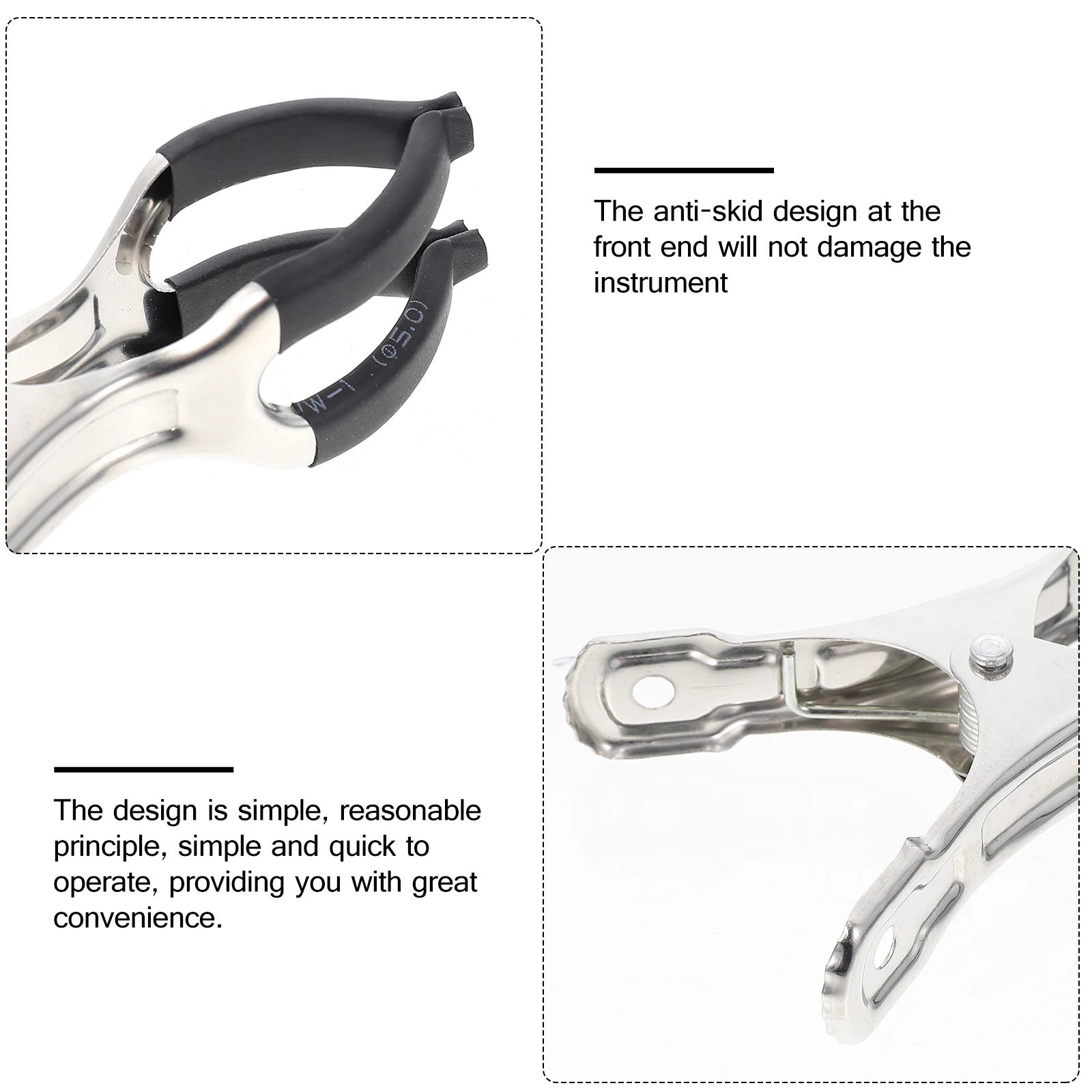 

Premium Stainless Steel Saxophone Repair Clip Durable Wind Instrument Tool Flute Pad Replacement Accessory