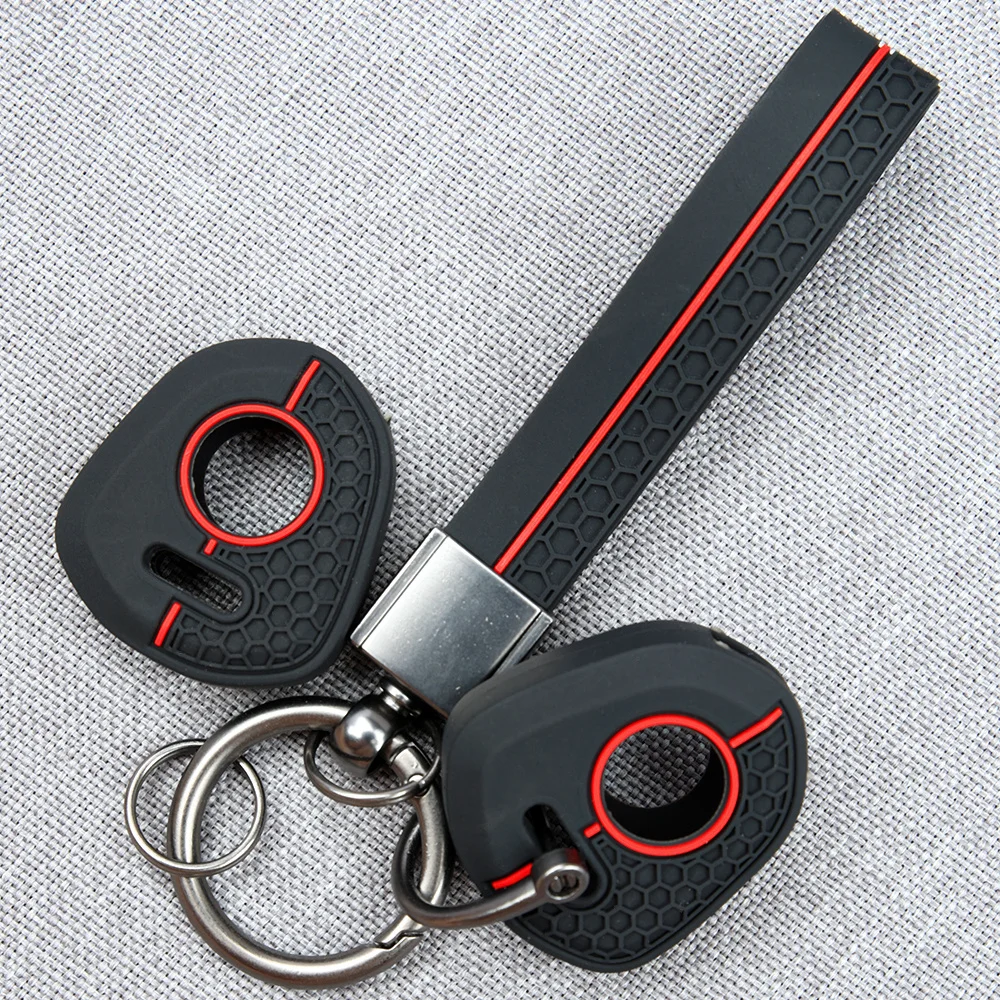 For Honda CB650R CB 650R CB650 R CB600 CB800 CB1300 CBR600RR CBR900RR CBR1000RR CBR954RR Key Protector With Buckle Strap Soft