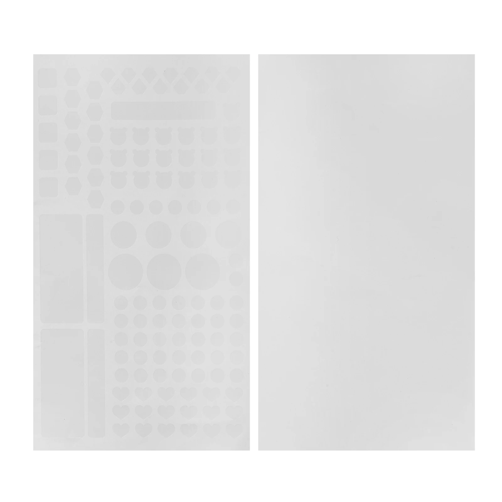 

2 Sheets Blackout Sticker Led Blocking Stickers Dimming for Electronics Light Paper Christmas