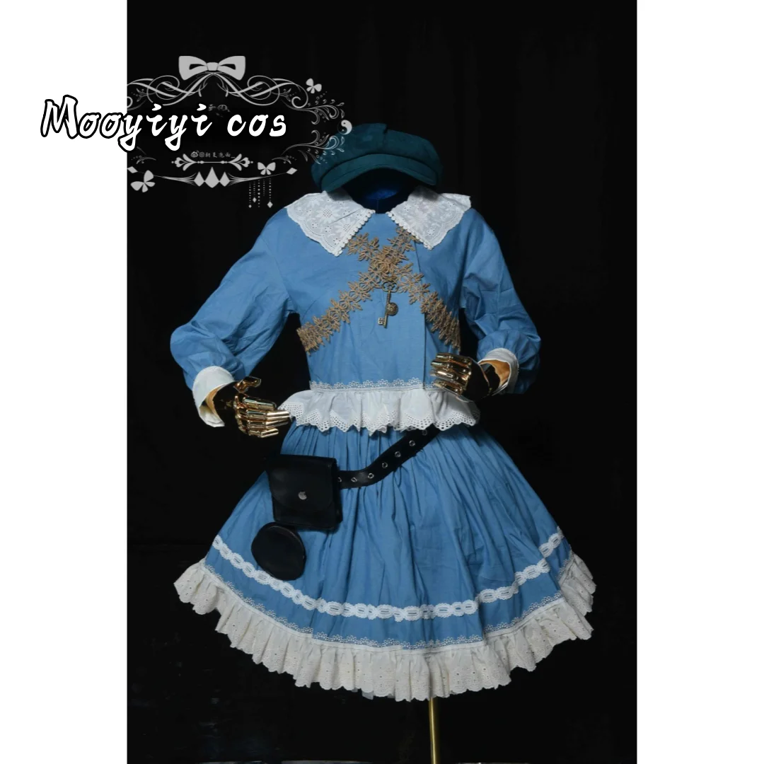 

Mooyiyi cos Kawashiro Nitori Косплей Костюм Хэллоуин Рождество Ролевая вечеринка Комикс Женское платье Touhou индивидуальный проект