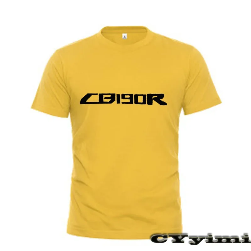 For  CB 190R CB190R CB 190 R T Shirt Men New LOGO T-shirt 100% Cotton Summer Short Sleeve Round Neck Tees Male