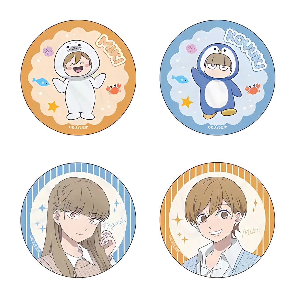 

58mm The Ramparts of Ice Koyuki Hikawa Penguin Q Version Badge Round Brooch Pinback Button Halloween Gift