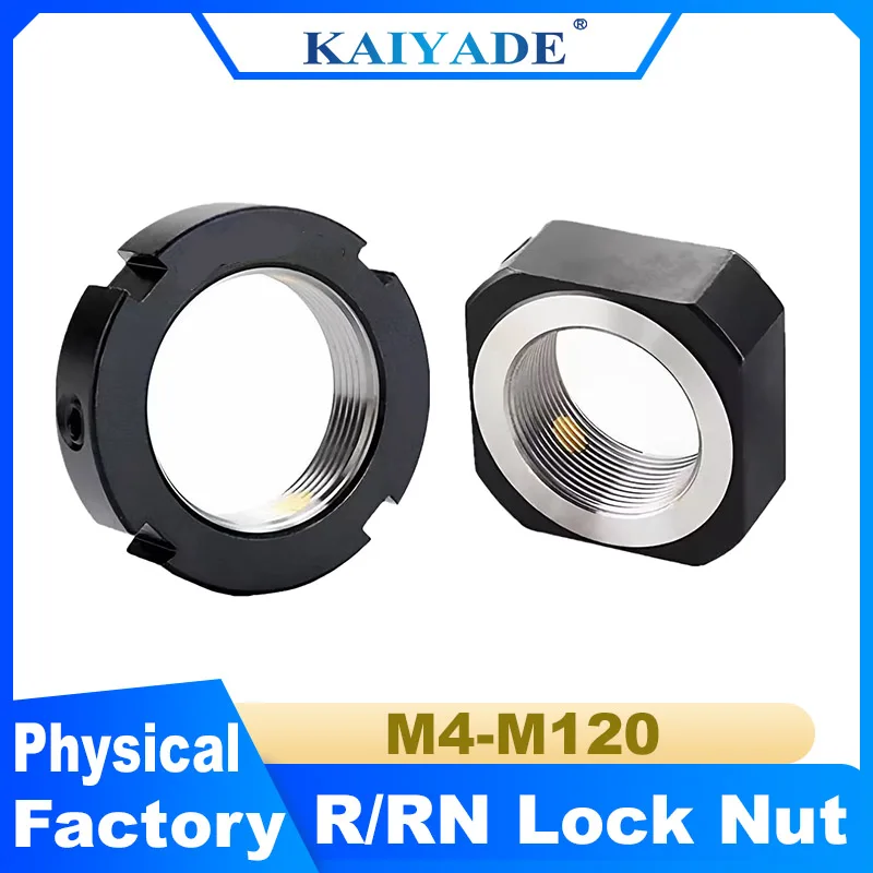 

Precision Ball Screw Brackets Lock Nut Locking Nuts M6 8 M10 12 14 15 16 17 20 22 24 M25 M30 M35 M40 for CNC Machine End Support