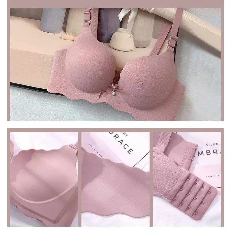 Seamless Push Up Women Bra Comfortable Adjustable Lingerie Wireless Sexy Bras 3/4 Cup Bralette Girl Brassiere Lenceria Femenina