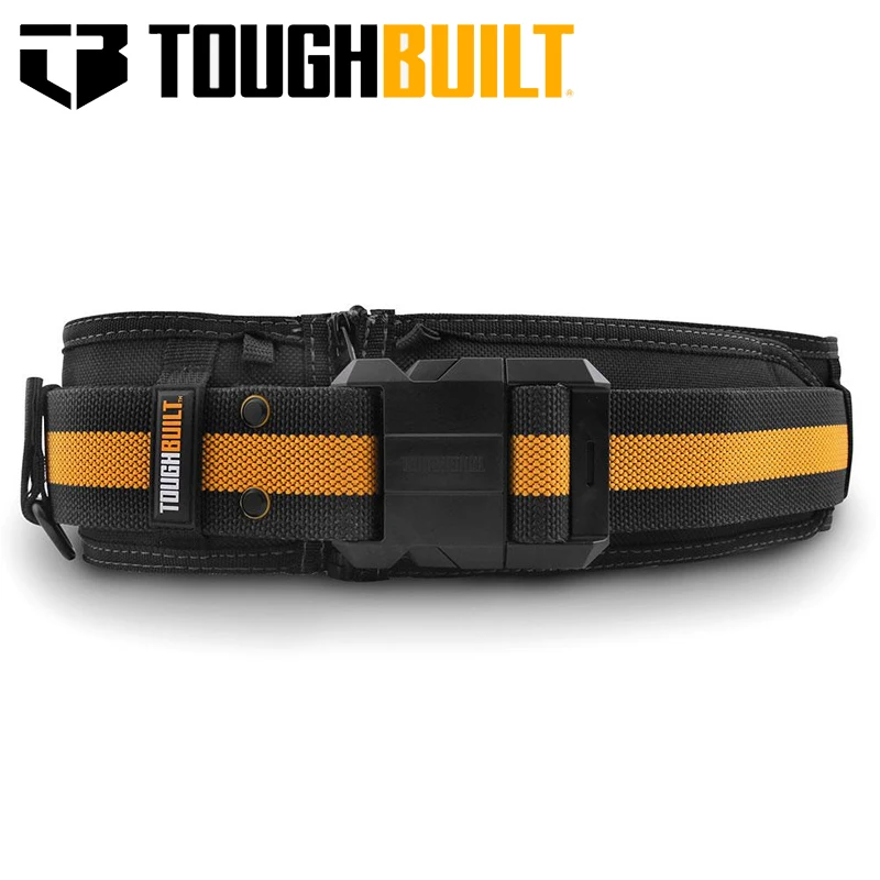 TOUGHBUILT TB-CT-41B ceinture de travail rembourrée avec boucle robuste taille réglable pièce d'outil solide et Durable