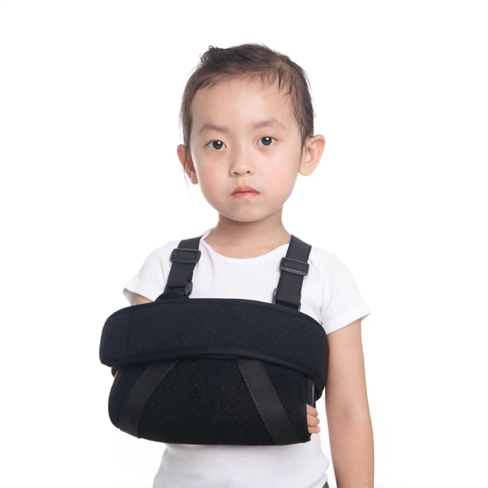 

Children Forearm Sling Belt Breathable Wrap Brace Kids Arm Support for Broken Arm Fracture Protector Broken Elbow Boys Girls
