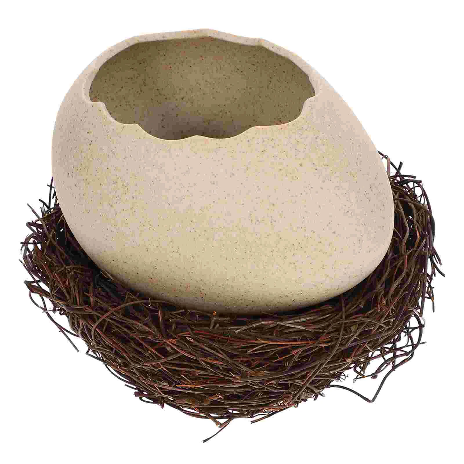 Small Soup Bowls Food Containers The Bird's Nest Cracked Egg Shell Succulent Planter