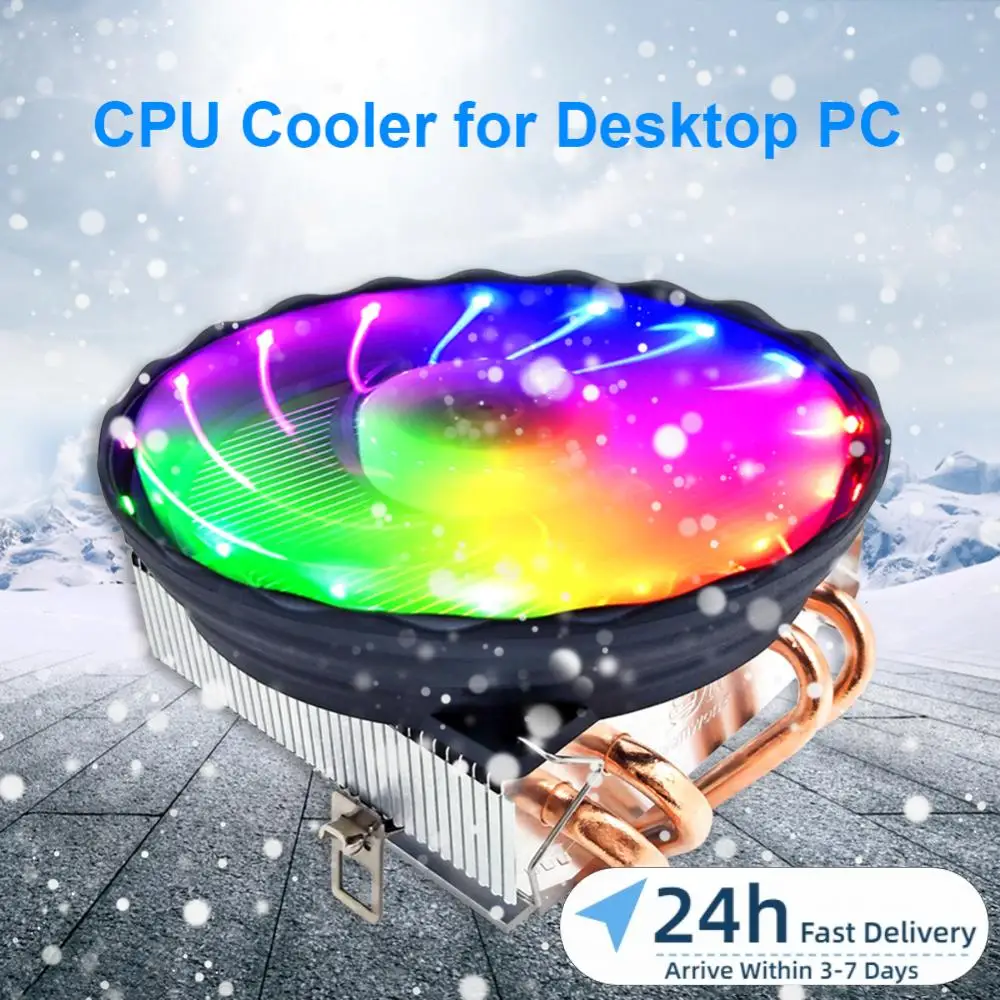 

12V 3Pin Cooling Fan PC Computer Cooler 4 130W Heatpipes CPU Radiator Heatsink for Intel LGA 2011/1200/1150